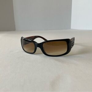 Nicole Miller Women’s Baybreeze Black Amber Sunglasses 56-18-130 New without Box